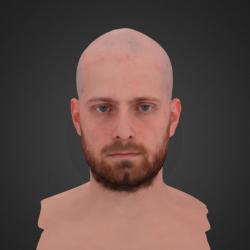 3D head scan - Tomas 01 - CLEANED